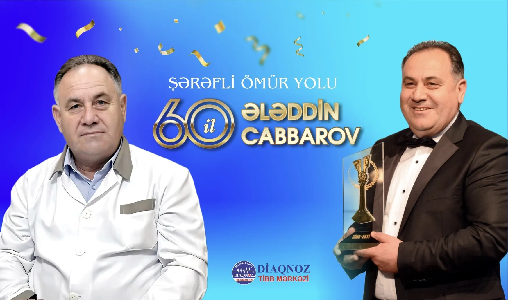 Şərəfli ömür yolu - Ələddin Cabbarov 60 illik yubiley