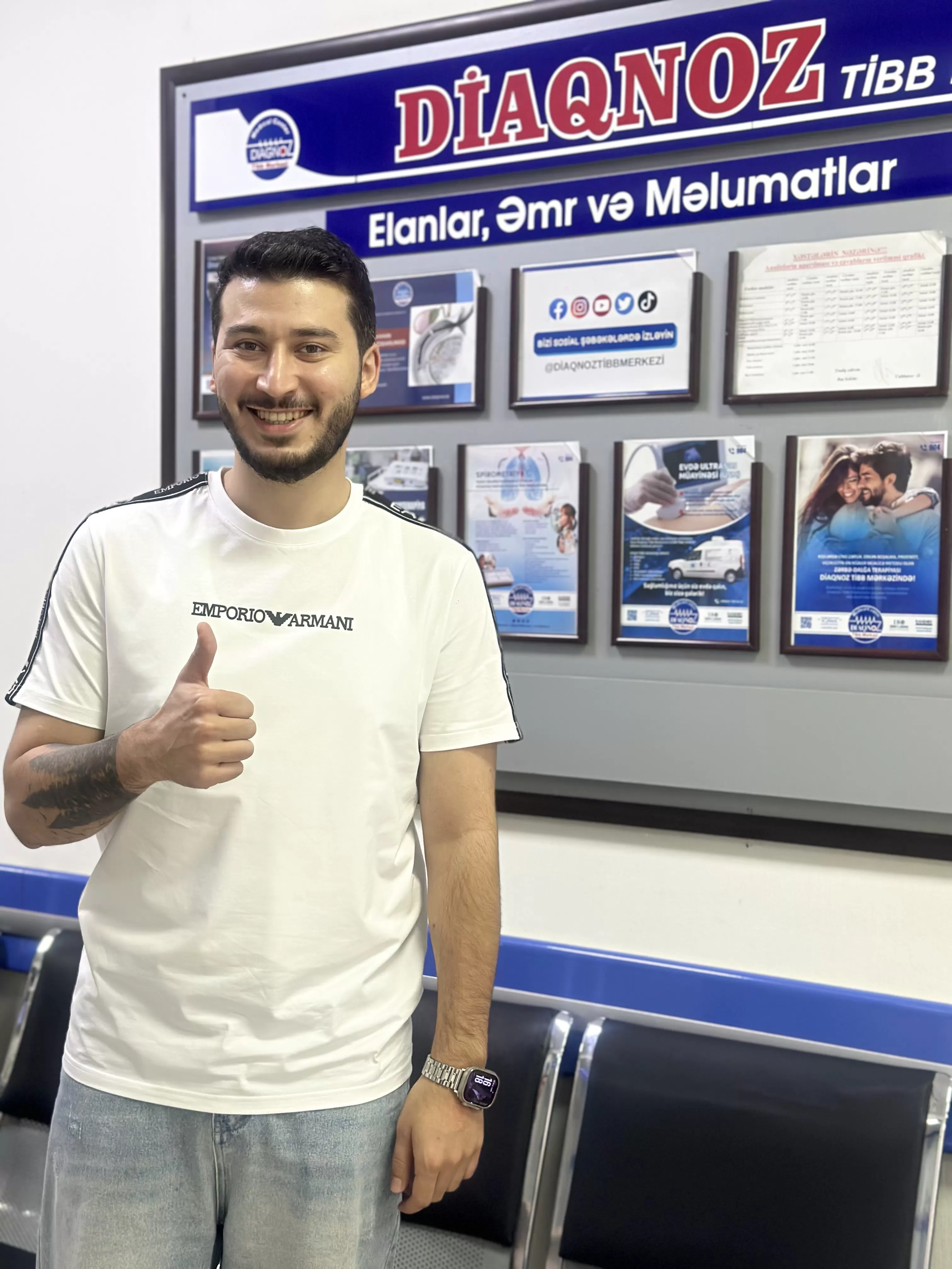 Sevilən Bloqer Ramin Binyaminov sağlamlığını Diaqnoz Tibb Mərkəzinə etibar edir